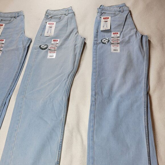 Wrangler Jeans Boys Loose Blue Sz 16 Regular Denim Pant Kid School Skater 5 Star - Picture 2 of 14